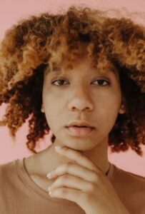 Black and Blonde Afro