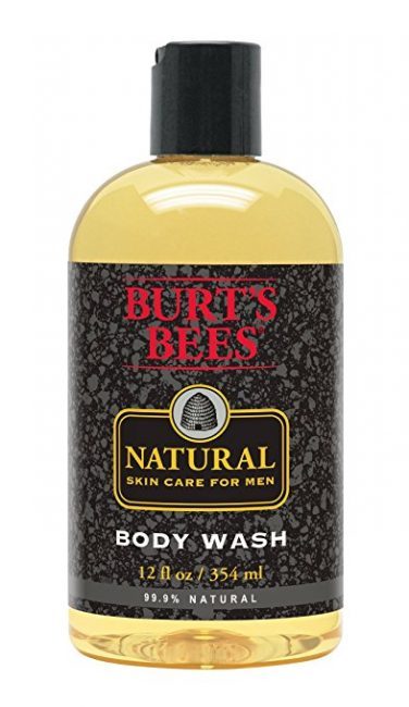 natural mens skin care - Burts Bees Natural Body Wash